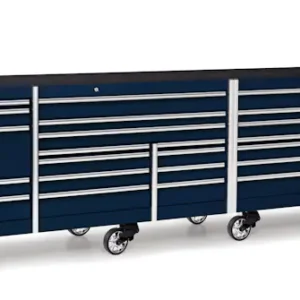 144" 26 Drawer Five Bank EPIQ™ Series Roll Cab with PowerDrawer (Midnight Blue)